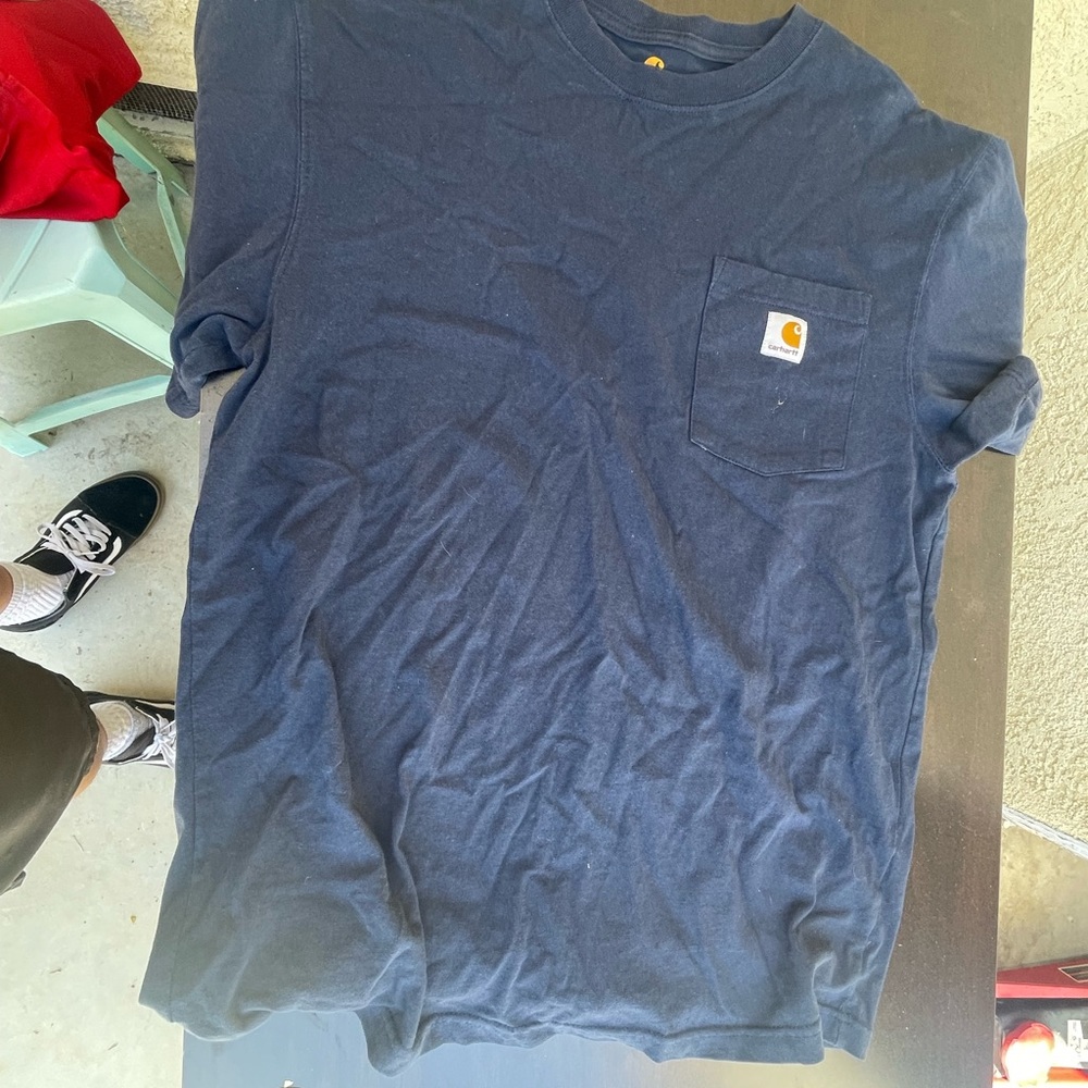 Carhartt tee size medium navy